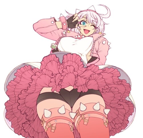  elphelt valentine guilty gear and 1 more drawn by chiba toshirou sample e16e2b74fb1a9ce2007d56d70da