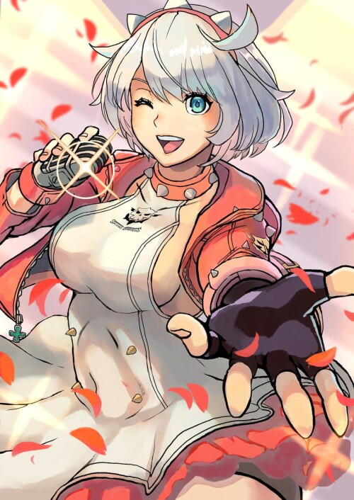  elphelt valentine guilty gear and 1 more drawn by beefussop12 sample 460159b7260780fd0e124c37557944