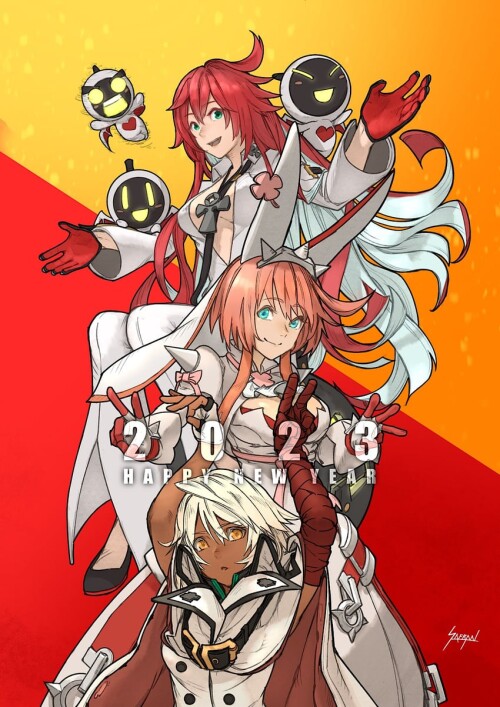  ramlethal valentine elphelt valentine jack o valentine knight servant and dorpos guilty gear and 2 