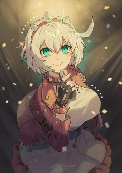  elphelt valentine guilty gear and 1 more drawn by youmicitrustea a08c187ee3c2f609e7419f4acf0f20aa
