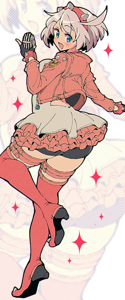  elphelt valentine guilty gear and 1 more drawn by itsuka neru 3a9907c25cebb5dd796899758f3b99bd