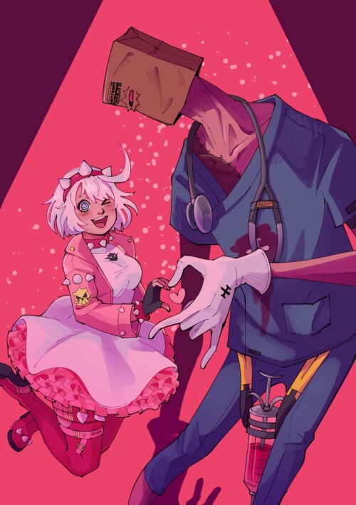  elphelt valentine and faust guilty gear and 1 more drawn by unaloid sample 49a1cbf93dfd0d21fa55a59f