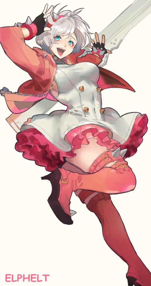  elphelt valentine guilty gear and 1 more drawn by uonomesabu sample f5af50183ae139cd47ff997592e9e44