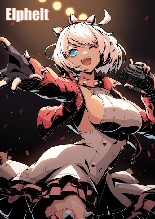  elphelt valentine guilty gear and 1 more drawn by kumolin33 sample 892702dd72ddc9ab19a84660e0da8110