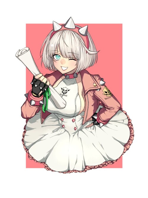  elphelt valentine guilty gear and 1 more drawn by ebi pri shrimp 147960eede68673d017098ca96b33b57