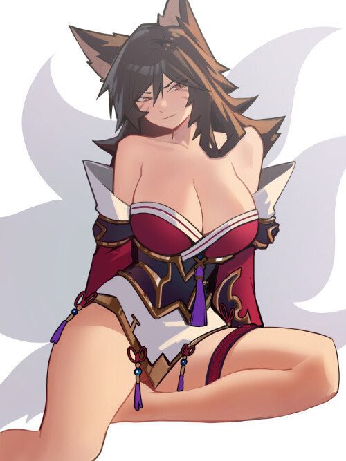  ahri league of legends drawn by distr 176f66ae29f3c16db19f8afbb24aa075