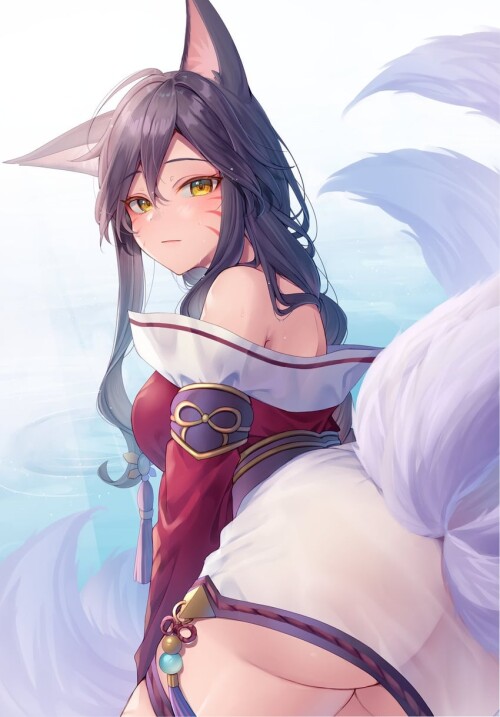  ahri league of legends drawn by momoirone sample 5e223353b47f2a5e80b58993d1b6d597