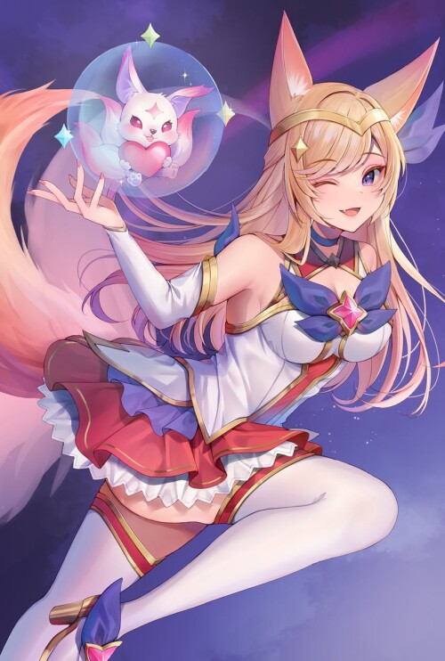  ahri and star guardian ahri league of legends drawn by momoirone sample 7c33b35d838b65581a1924ef228