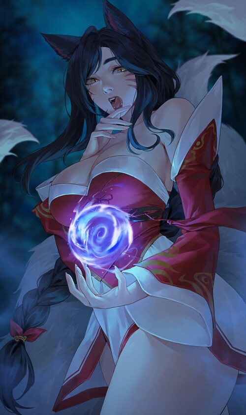  ahri league of legends drawn by cocoro moto sample a4b37885a8d252bd7a845342add90843