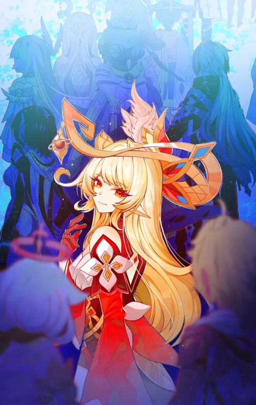  scaramouche aether wanderer paimon albedo and 6 more genshin impact drawn by viviwi sample 27558146