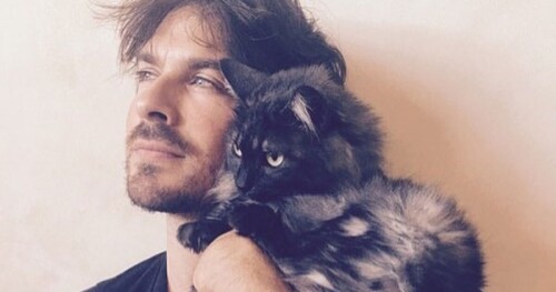 Ian Somerhalder and his cat Sohaliahttps://www.instagram.com/p/BV7nCR0gr3L/?taken-by=iansomerhalderCredit: Ian Somerhalder/Instagram