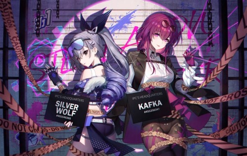  kafka and silver wolf honkai and 1 more drawn by lemonpear sample 740386808e4971755411c10a7f65a16f