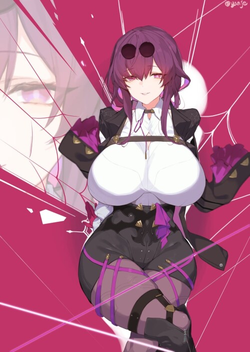  kafka honkai and 1 more drawn by yanje sample daeb78186ead07588c0993cc63f01811