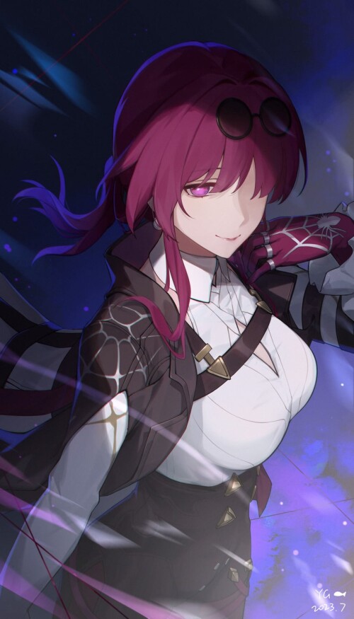  kafka honkai and 1 more drawn by lxy122 sample 887f4492dbaa0ca7be858017335866bc