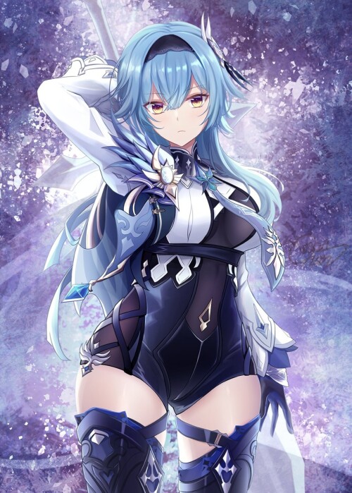  eula genshin impact drawn by mon chan sample f0f3c6db6a07e195511c53e0f3b4b758