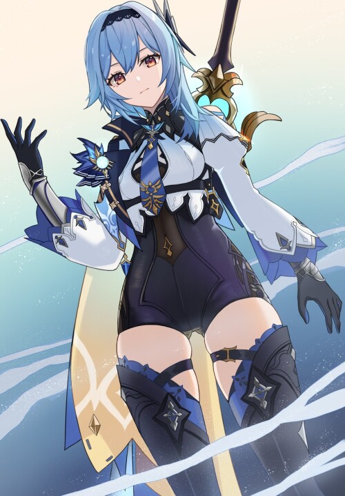  eula genshin impact drawn by kuwahara taiki sample bfb7d24c0dda21cc480ae4c5bd765c11