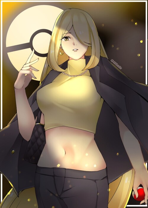  cynthia pokemon and 2 more drawn by 1340smile sample 0a89a4809e3fe37d06d3499536d50f95