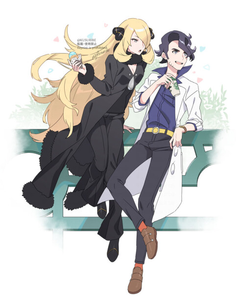  cynthia and augustine sycamore pokemon and 3 more drawn by kusuribe 935eeb77ce229ab9c52745d951ace3a