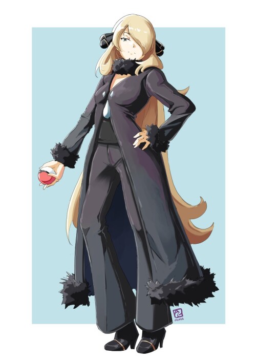  cynthia pokemon and 2 more drawn by automatic giraffe 27cfa4a0c9a62e059899d8fae6c8e9aa