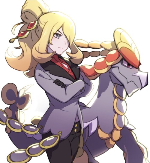  cynthia kommo o and cynthia pokemon and 2 more drawn by yunoru sample 89597e9768e5d1e34a011686116c6