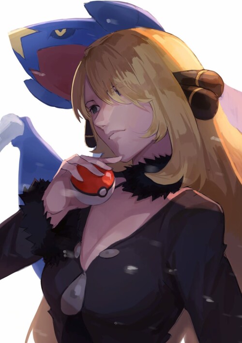  cynthia and garchomp pokemon and 2 more drawn by nasubin nasubisamurai15 sample ffb952d721f81d8013e
