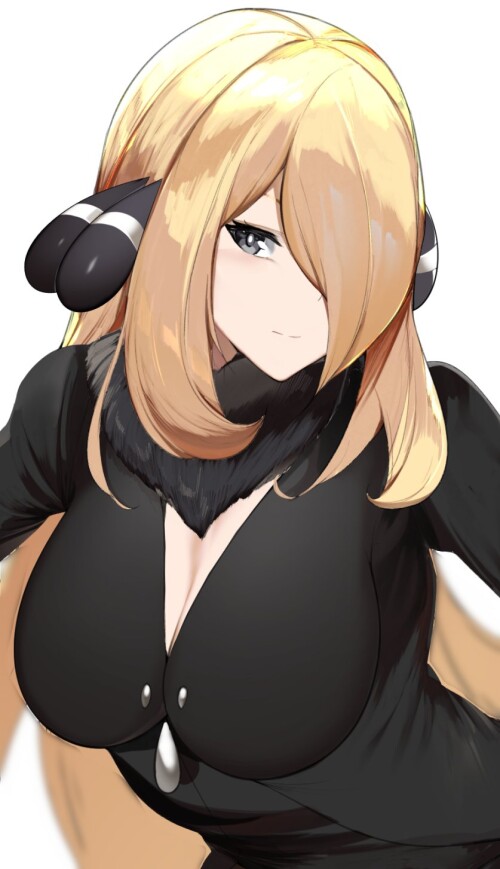  cynthia pokemon and 2 more drawn by yuuyuu yuuki1771 ca9a8d85c9ad9d3b142f594eb029f28d