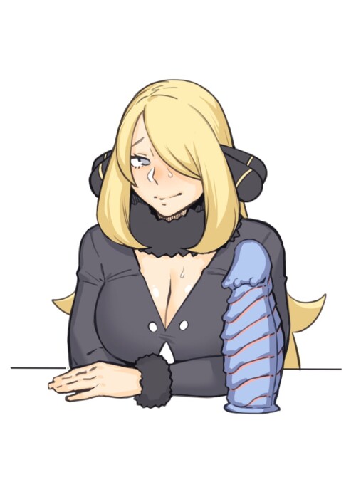  cynthia pokemon and 2 more drawn by dyun sample bac1e683249105d3d42d7caa88f8f1df