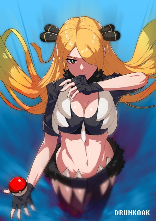  cynthia pokemon and 2 more drawn by drunkoak sample ed22f43567d2040eb4e1106d90ffcb5f