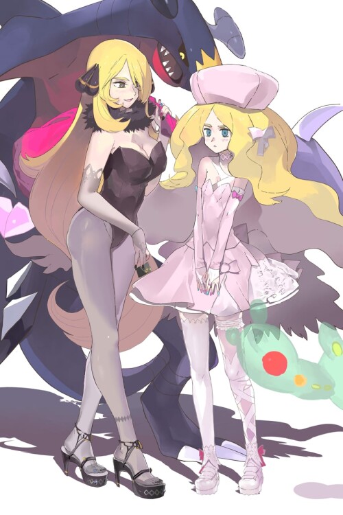  cynthia garchomp caitlin and reuniclus pokemon and 3 more drawn by hiro user negm3832 sample 8d00d8