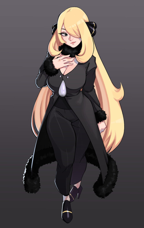 cynthia pokemon and 2 more drawn by quelconque sample db41fc3f0c8db1416bfcd9767923b472