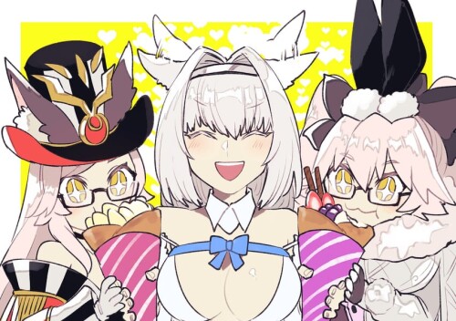  tamamo koyanskaya dobrynya nikitich koyanskaya and koyanskaya fate and 1 more drawn by kimidorix32 