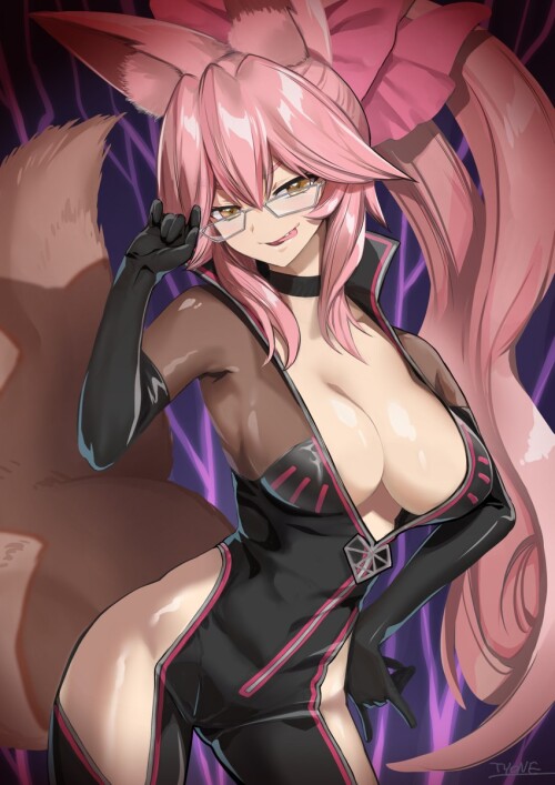  tamamo koyanskaya and koyanskaya fate and 1 more drawn by tyone sample 5212ff87697662fe48d260304a26