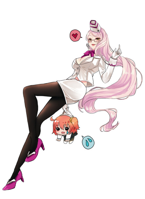  tamamo fujimaru ritsuka koyanskaya and koyanskaya fate and 1 more drawn by merokonbu0 1c48751518da5