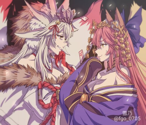  tamamo tamamo no mae koyanskaya and koyanskaya fate and 2 more drawn by yukino stardust sample d0d0