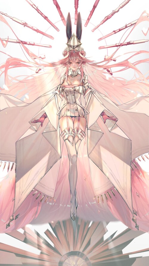 tamamo koyanskaya and koyanskaya fate and 1 more drawn by cuso4 suiwabutu sample 195d8397a4b0729e6d