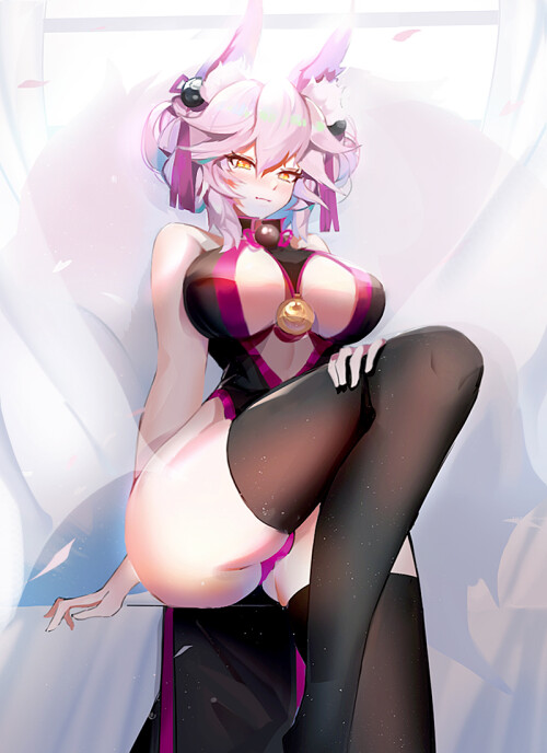  tamamo koyanskaya and koyanskaya fate and 1 more drawn by kuroha rockluo213 abafa6eaeb678493dc7edf4