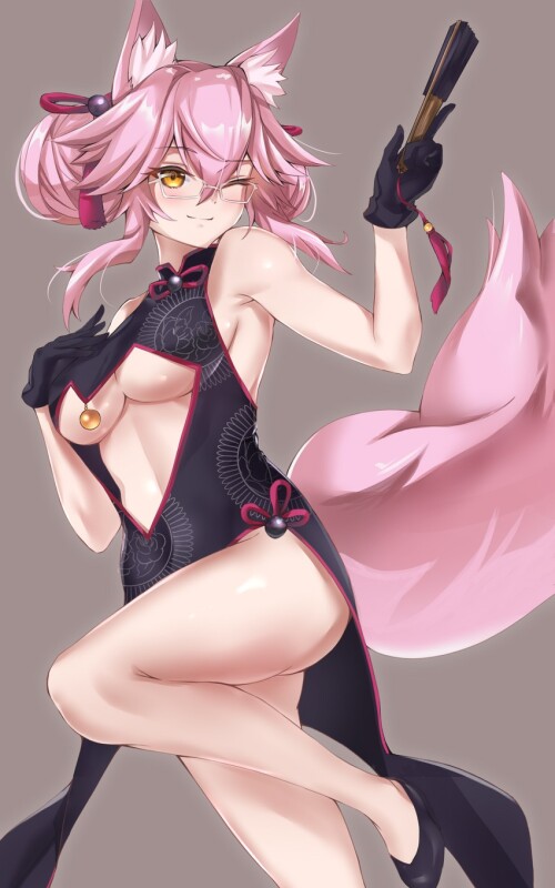  tamamo koyanskaya and koyanskaya fate and 1 more drawn by yahan mctr5253 sample 9b262cdbe3aff64b385
