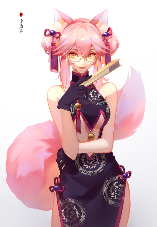  tamamo koyanskaya and koyanskaya fate and 1 more drawn by lao bai pixiv36119836 fd571fd1570873640d7