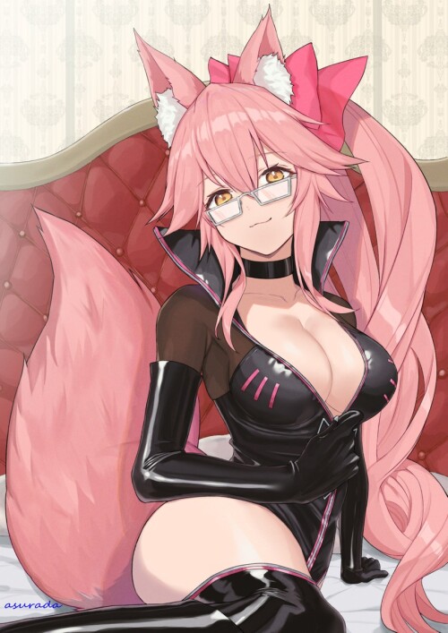  tamamo koyanskaya and koyanskaya fate and 1 more drawn by asurada yui sample 17f4ba61049027524d3691