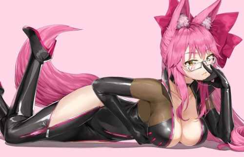  tamamo koyanskaya and koyanskaya fate and 1 more drawn by pixel yuxian sample be609757efba343710a92