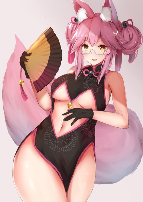  tamamo koyanskaya and koyanskaya fate and 1 more drawn by john zhang sample 710300e198351ddac1e82cd
