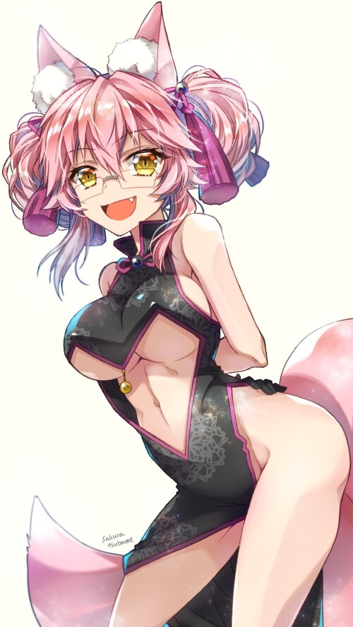  tamamo koyanskaya and koyanskaya fate and 1 more drawn by sakura tsubame sample 1a40972b1aaf1d30560