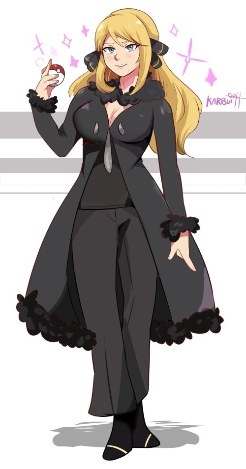  samus aran and cynthia pokemon and 3 more drawn by karbuitt sample 3bdbdf252cb0ed49a295b67bf0f9eb8c