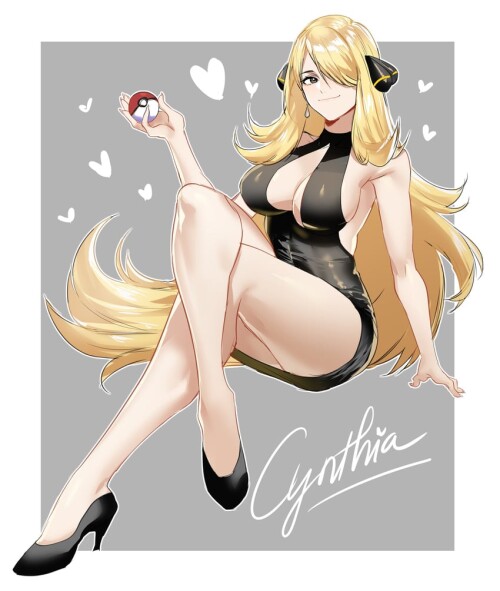  cynthia pokemon and 2 more drawn by hanny uirusu chan sample 2b8109d6701577be424f3b9a5305d707