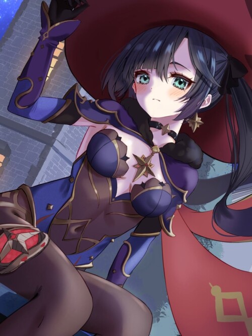  mona genshin impact drawn by komakomapanic sample bc6a8e4add2043b621c1d06cfb681d02