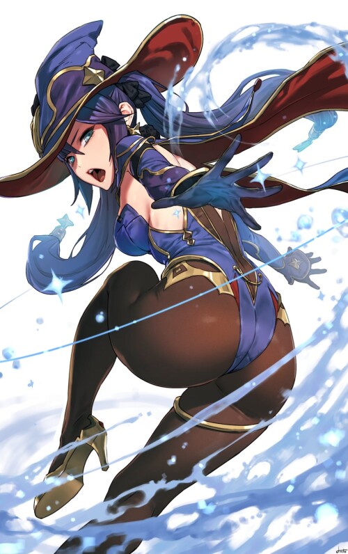  mona genshin impact drawn by disto sample 9ff74a6da49605da3b59392f034294d3