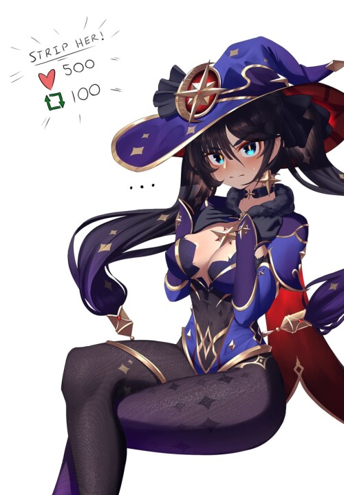  mona genshin impact drawn by nithros sample a8d669cd780fefc2d09da9fb1beab52b