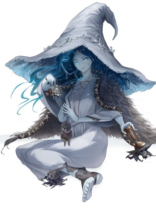  ranni the witch tarnished blaidd the half wolf bloody wolf war counselor iji and 1 more elden ring 