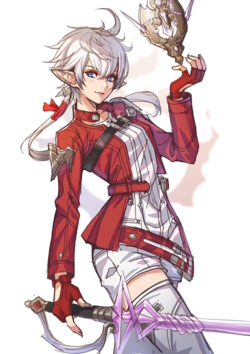 red mage and alisaie leveilleur final fantasy and 1 more drawn by lukrevadraws sample c366a0992fe40