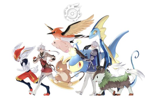 cinderace inteleon alolan raichu alisaie leveilleur alphinaud leveilleur and 6 more pokemon and 2 m